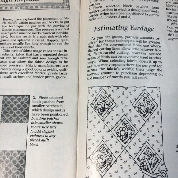 Quilters Newsletter Magazine January 1990 Issue 218 Patterns Tips Techniques - Picture 9 of 9